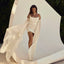 Farina Opoku Ganzkörper Portrait in weißem Kleid